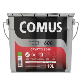 COMUS - CRYPT'O 8068 BLANC - Peinture de finition pour locaux froids ou humides, 1 LT